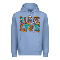 Colony Blue nurse life Premium Hoodie - OliviaCreatesArt