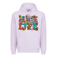 Lilac nurse life Premium Hoodie - OliviaCreatesArt