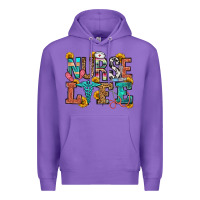 Purple nurse life Premium Hoodie - OliviaCreatesArt