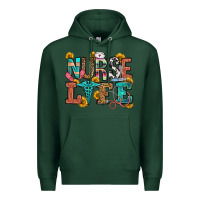 Sports Green nurse life Premium Hoodie - OliviaCreatesArt