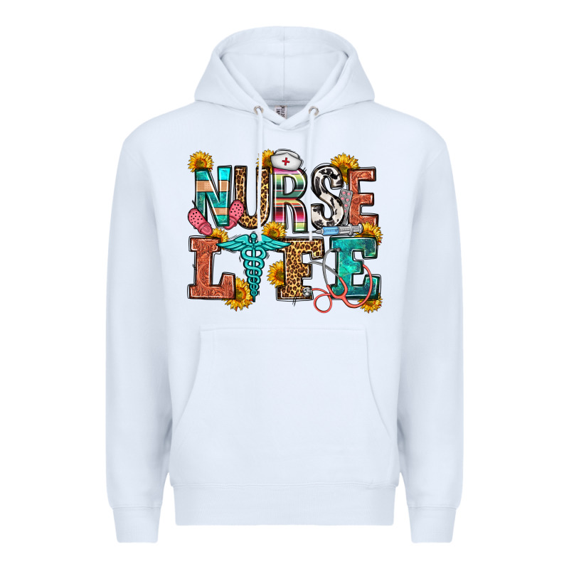 Nurse Life Premium Hoodie by OliviaCreatesArt | Teevron