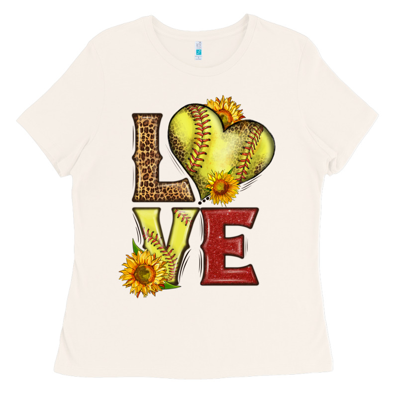 Western Love Softball Ladies Tee by LillyAllenDesigns | Teevron