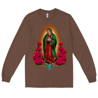 Chestnut Our Lady of Guadalupe Long Sleeve Tee - Bettercallsaul