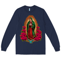 Navy Our Lady of Guadalupe Long Sleeve Tee - Bettercallsaul