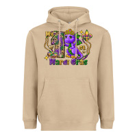 Mushroom Dragon my first Mardi Gras Heavyweight Hoodie - FaDigitalArtStudio