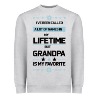Heather Grey I VE BEEN CALLED GRANDPA -may favorite grandpa Heavyweight Sweatshirt - Bettercallsaul