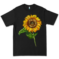 Black mammoth sunflower Premium Tee - LillyAllenDesigns