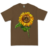 Cacao mammoth sunflower Premium Tee - LillyAllenDesigns