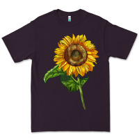 Plum mammoth sunflower Premium Tee - LillyAllenDesigns