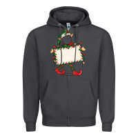 Smoke customize christmas elf Zipper Hoodie - CowGirlArtShop