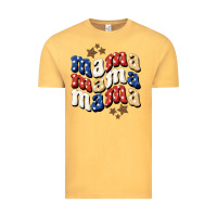 Vintage Mustard American Mama Vintage Tee - BundleAndBundleShop