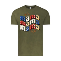 Vintage Olive American Mama Vintage Tee - BundleAndBundleShop