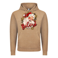 Believe Christmas Santa Claus Vintage Hoodie | Teevron