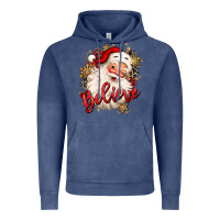 Vintage Denim believe christmas santa claus Vintage Hoodie - MaliasSmallBusiness