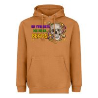 Meerkat On tuesdays we wear beads skull Heavyweight Hoodie - FaDigitalArtStudio