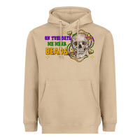 Mushroom On tuesdays we wear beads skull Heavyweight Hoodie - FaDigitalArtStudio