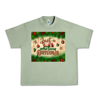 Oil Green just a girl who loves christmas tumbler Urban Heavy Tee - BundleAndBundleShop