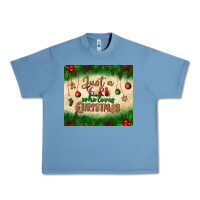 Pebble Blue just a girl who loves christmas tumbler Urban Heavy Tee - BundleAndBundleShop