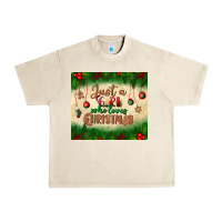 Just A Girl Who Loves Christmas Tumbler Urban Heavy Tee | Teevron