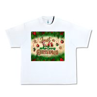 White just a girl who loves christmas tumbler Urban Heavy Tee - BundleAndBundleShop