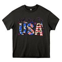 Asphalt god bless the usa Heavy Core Tee - NancyCooperArtShop