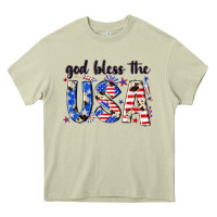 Mossy god bless the usa Heavy Core Tee - NancyCooperArtShop