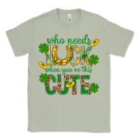 Matcha Who Needs Luck When You're This Cute St. Patricks Classic Tee - BundleAndBundleShop