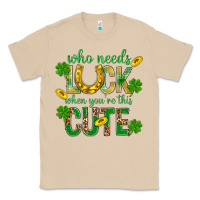 Mushroom Who Needs Luck When You're This Cute St. Patricks Classic Tee - BundleAndBundleShop