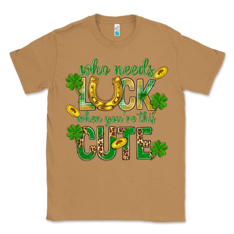 Who Needs Luck When You're This Cute St. Patricks Classic Tee by BundleAndBundleShop | Teevron