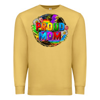 Antique Gold proud mom lgbt Premium Sweatshirt - FaDigitalArtStudio