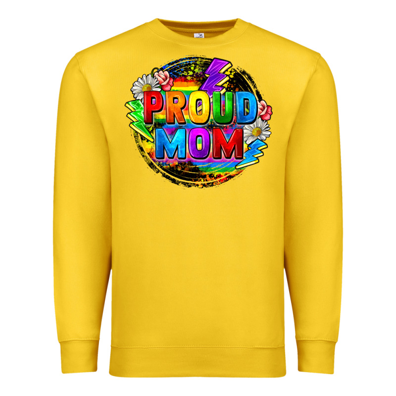 Proud Mom Lgbt Premium Sweatshirt by FaDigitalArtStudio | Teevron