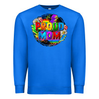 True Royal proud mom lgbt Premium Sweatshirt - FaDigitalArtStudio