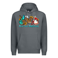 Rock peace love phlebotomy Premium Hoodie - OliviaCreatesArt