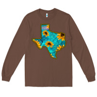 Chestnut Sunflower Turquoise Texas Long Sleeve Tee - Bettercallsaul