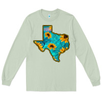 Matcha Sunflower Turquoise Texas Long Sleeve Tee - Bettercallsaul