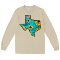 Mushroom Sunflower Turquoise Texas Long Sleeve Tee - Bettercallsaul