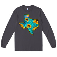Smoke Sunflower Turquoise Texas Long Sleeve Tee - Bettercallsaul