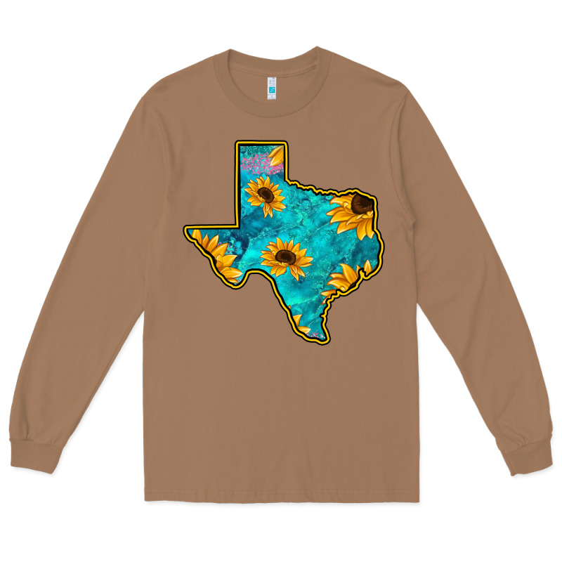 Sunflower Turquoise Texas Long Sleeve Tee by Bettercallsaul | Teevron