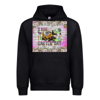 Black I Dig Easter Day Urban Hoodie - CowhideDigitalArt