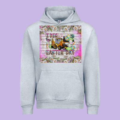 I Dig Easter Day Urban Hoodie Designed By Cowhidedigitalart