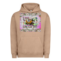 Pigment Burro I Dig Easter Day Urban Hoodie - CowhideDigitalArt