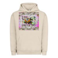 Pigment French Oak I Dig Easter Day Urban Hoodie - CowhideDigitalArt