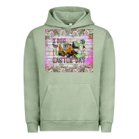 Pigment Oil Green I Dig Easter Day Urban Hoodie - CowhideDigitalArt