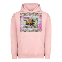Pigment Salmon I Dig Easter Day Urban Hoodie - CowhideDigitalArt