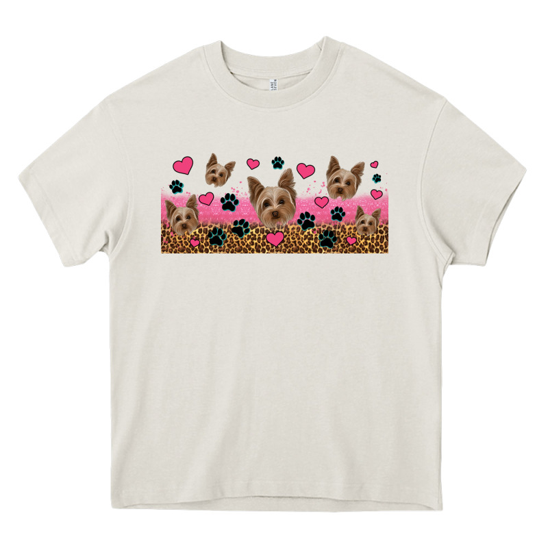 Yorkie Dogs Heavy Core Tee by Jasminsmagicworld | Teevron
