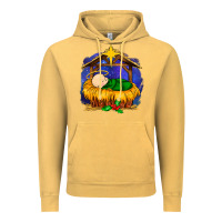 Vintage Mustard baby jesus Vintage Hoodie - MaliasSmallBusiness