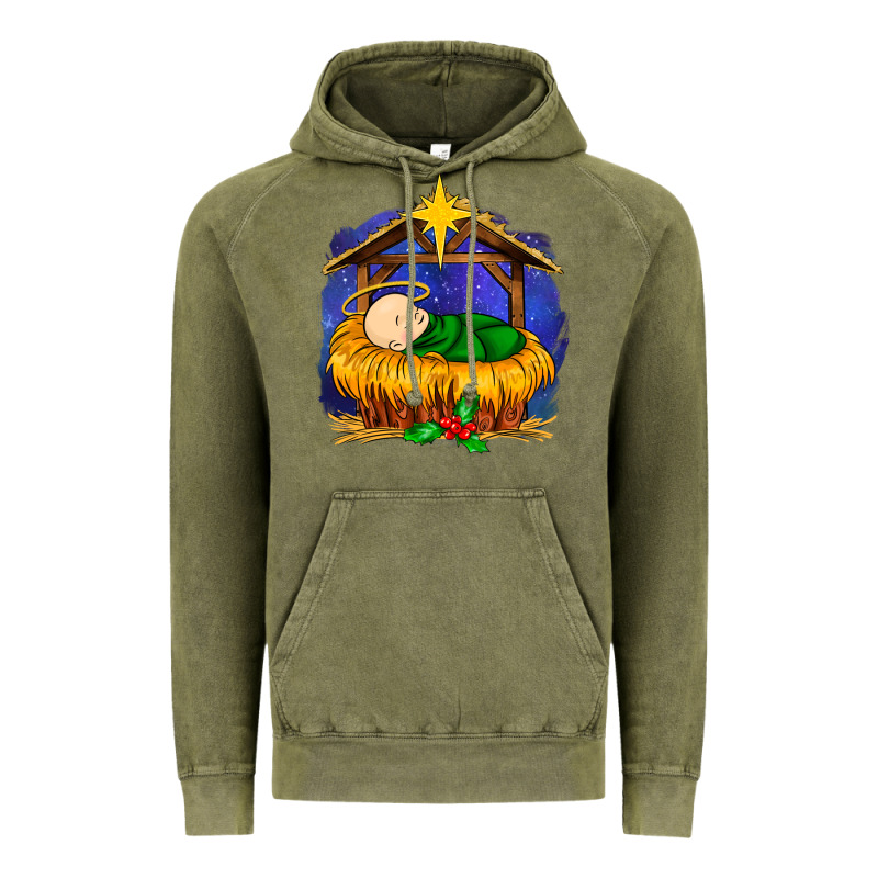 Baby Jesus Vintage Hoodie by MaliasSmallBusiness | Teevron