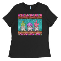 Black easter gnomes Ladies Tee - Jasminsmagicworld
