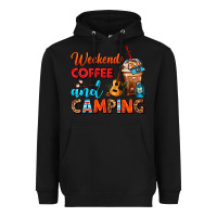 Black weekends coffee and camping frappe coffee Heavyweight Hoodie - FaDigitalArtStudio
