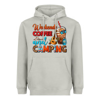 Moon Dust weekends coffee and camping frappe coffee Heavyweight Hoodie - FaDigitalArtStudio